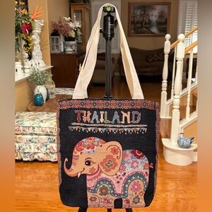 Colorful Elephant Tote Bag